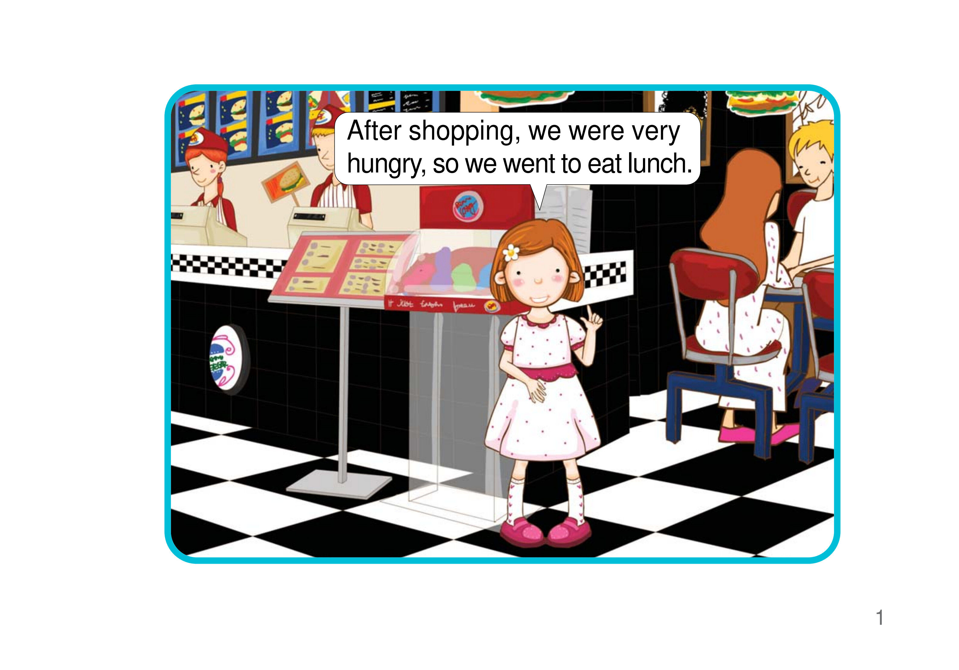 For Here or To Go?绘本故事第2页