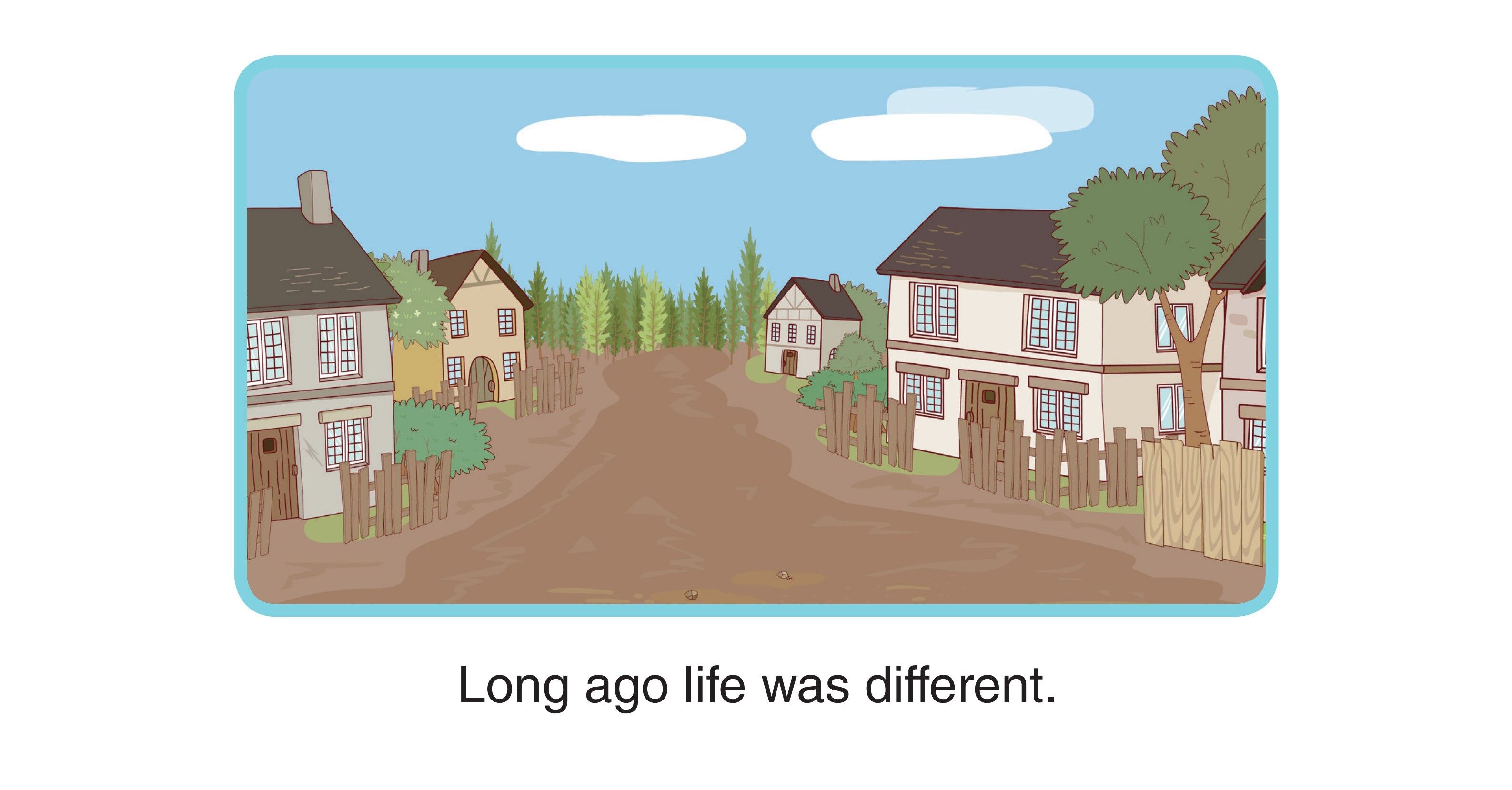 Long Ago and Now绘本故事第2页