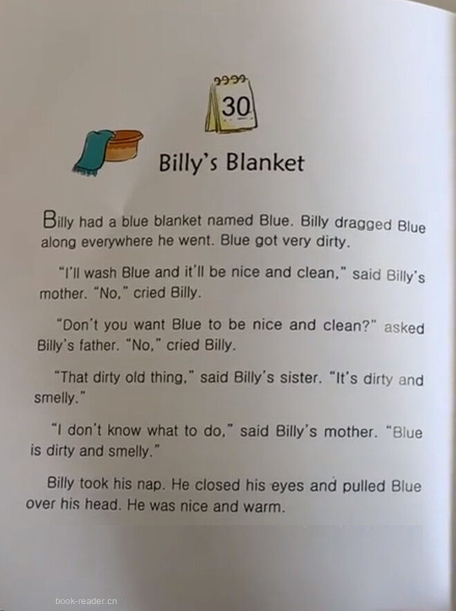 Billy's Blanket绘本故事第2页