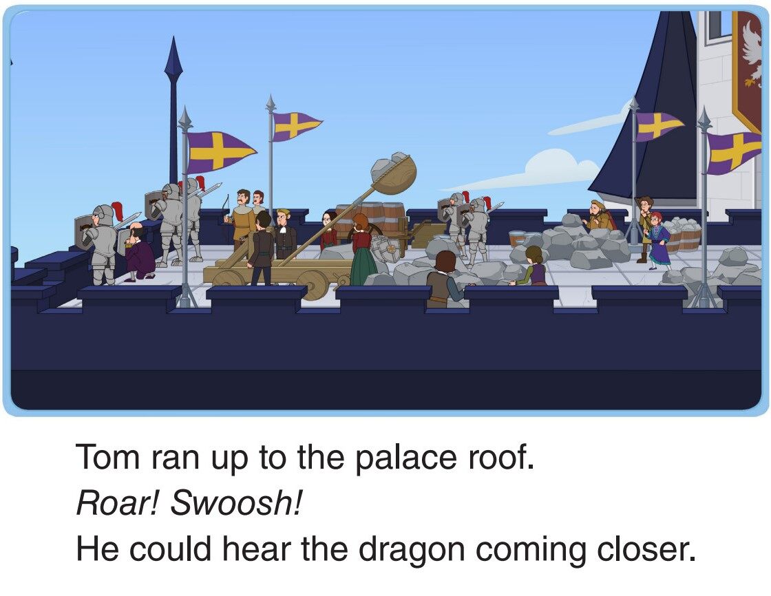 The Angry Dragon!绘本故事第3页