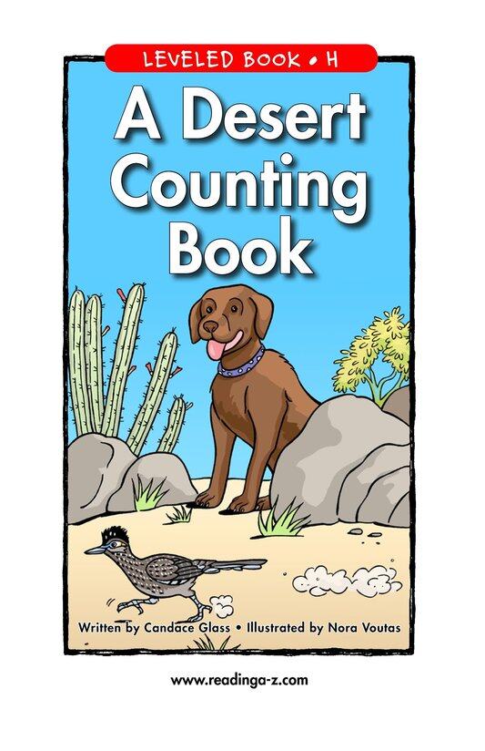 A Desert Counting Book绘本故事第2页