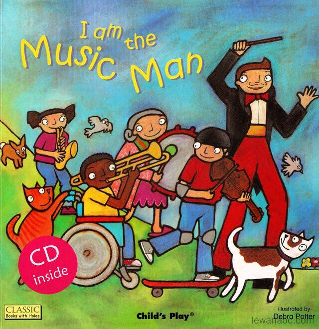 (8周)I am the Music Man绘本故事第2页