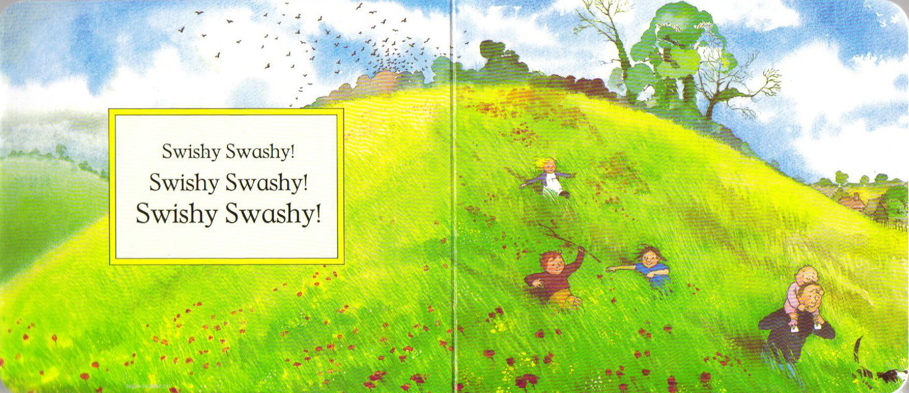 We're going on a bear hunt绘本故事第4页