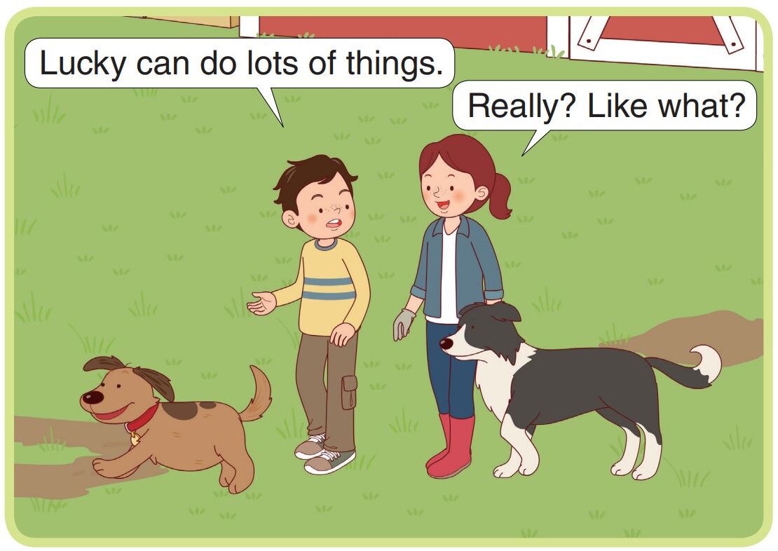 What Does Lucky Do绘本故事第3页