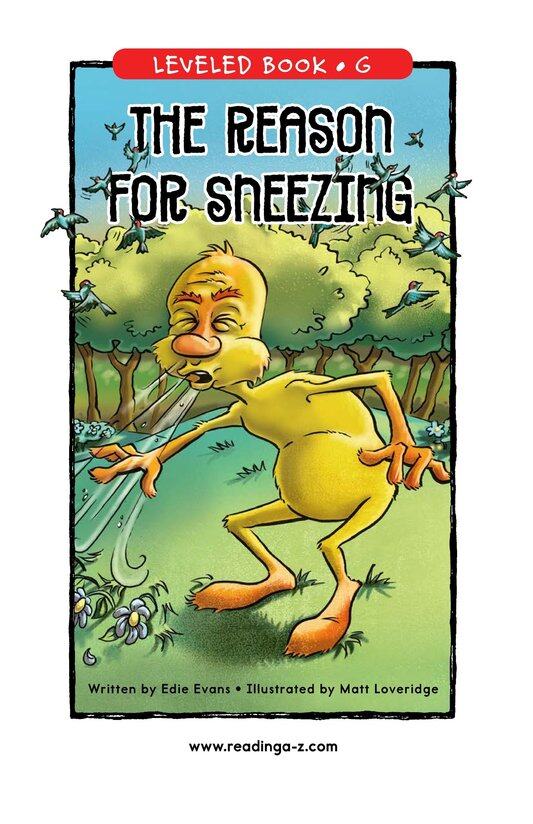 The Reason for Sneezing绘本故事第2页