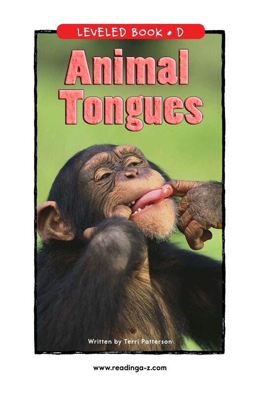 Animal Tongues绘本故事第2页