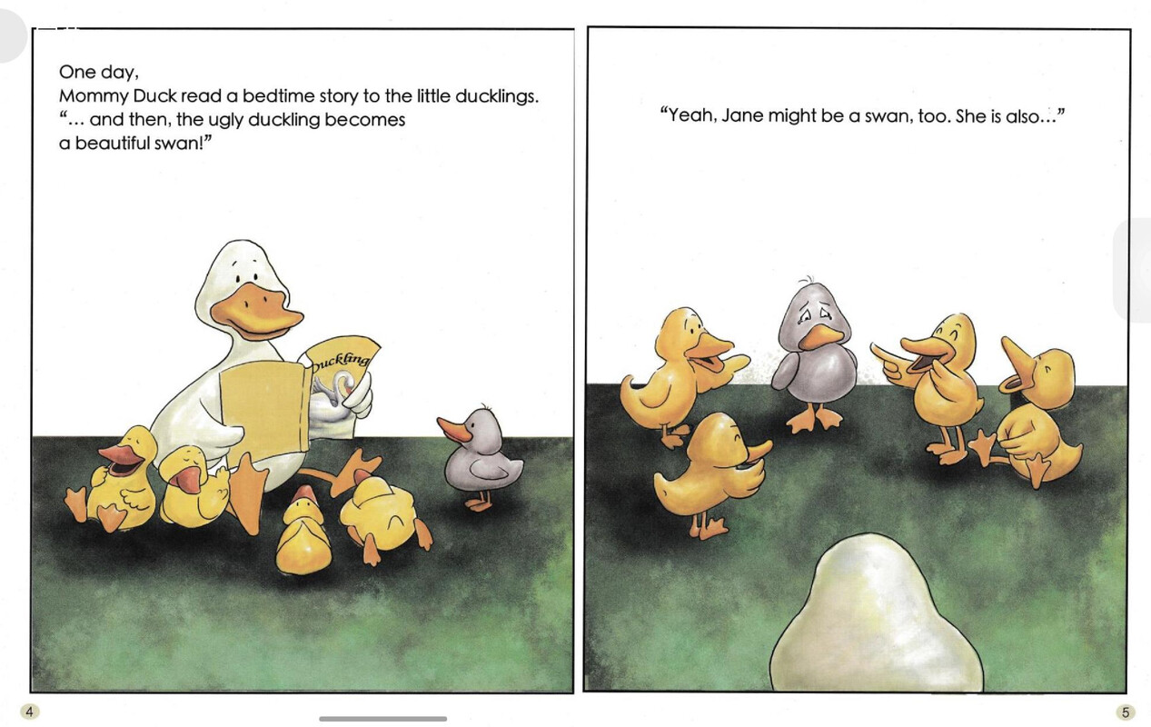 You are the swan in my heart绘本故事第4页