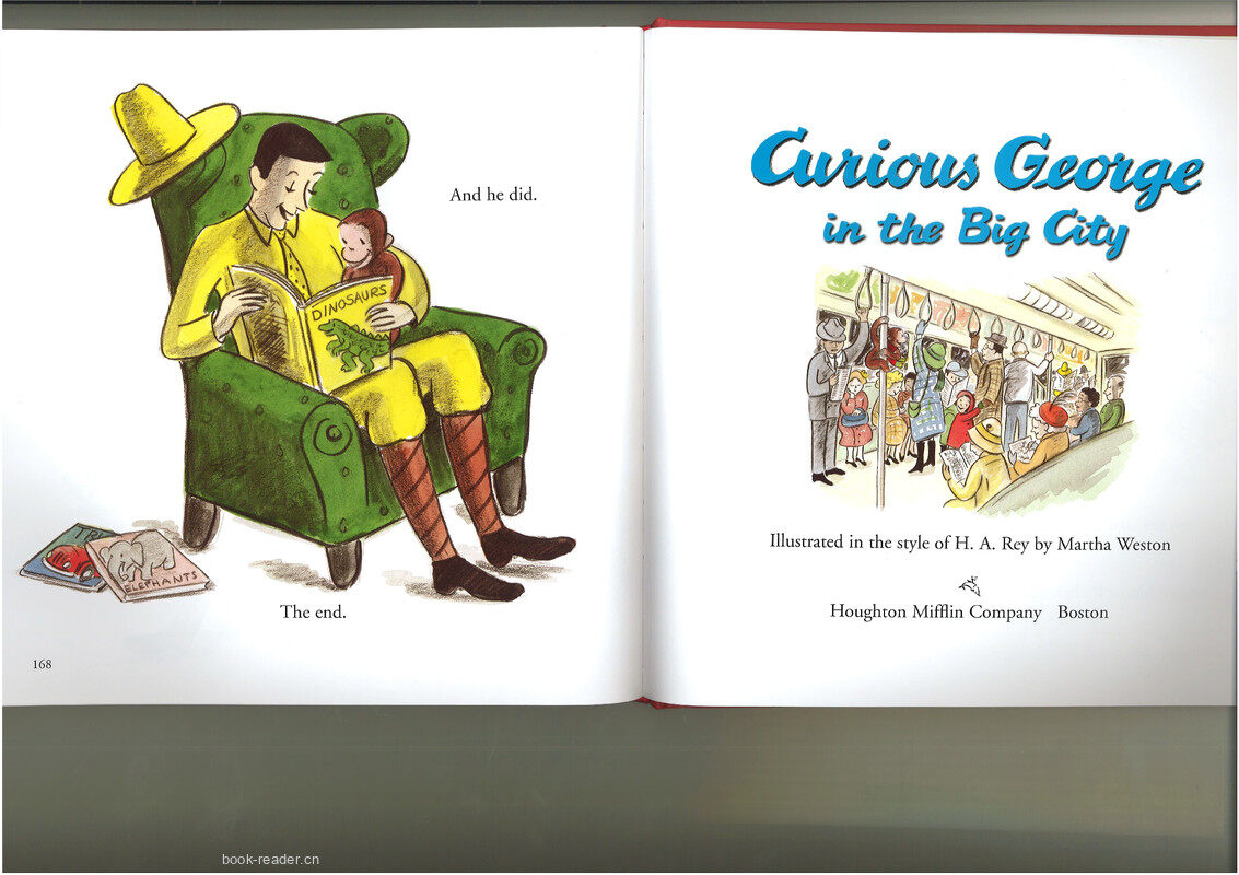 Curious George in the Big City绘本故事第2页