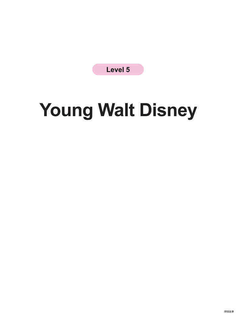 Young Walt Disney