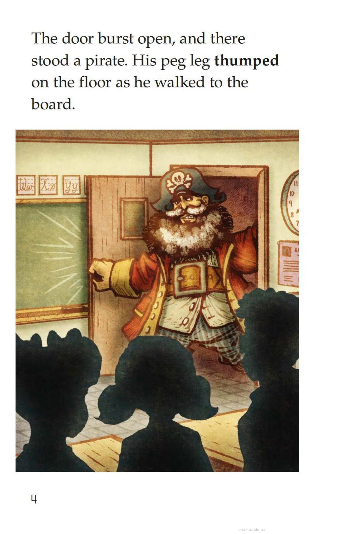 The Pirate Substitute绘本故事第4页
