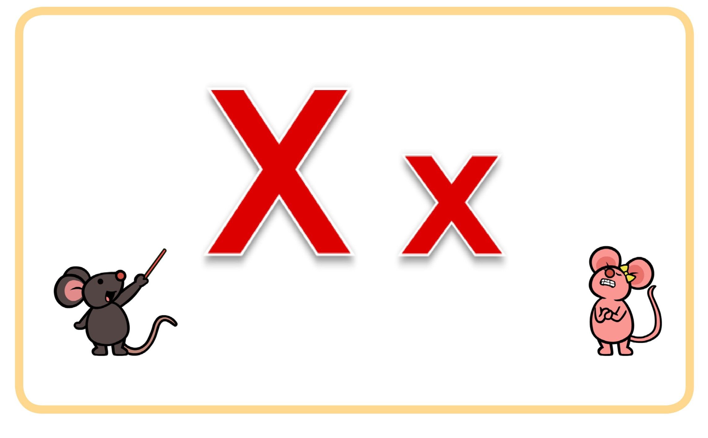 Letter Xx绘本故事第2页