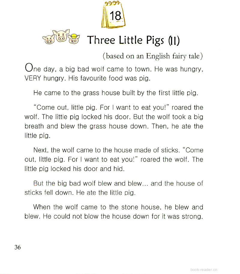 Three Pigs(II)绘本故事第2页