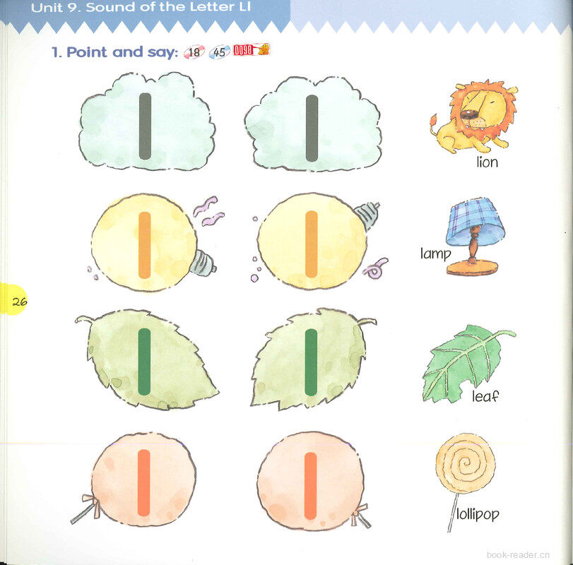 9 Sound of the Letter Ll绘本故事第3页