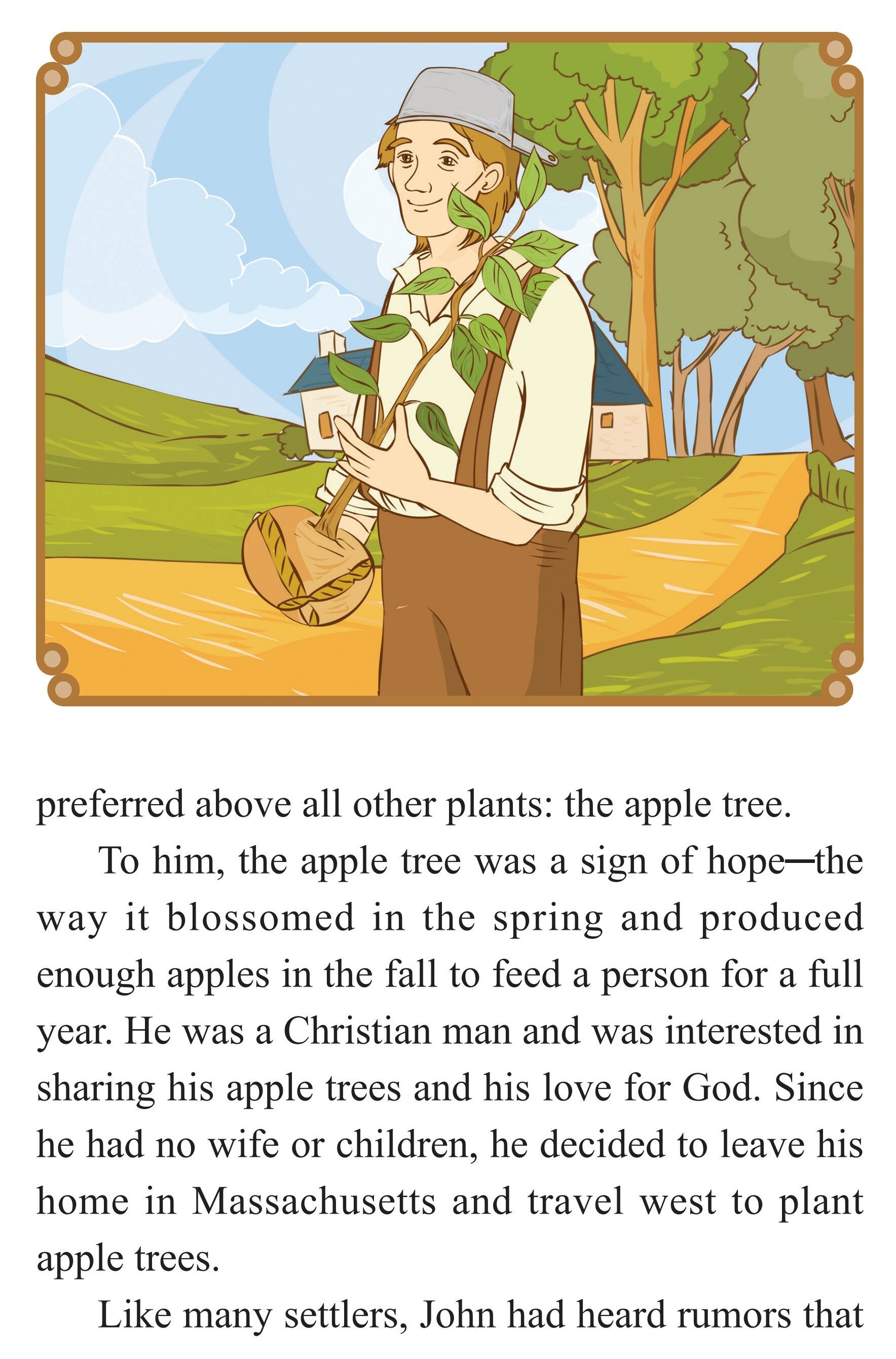 The Legend of the Apple Tree Man绘本故事第4页