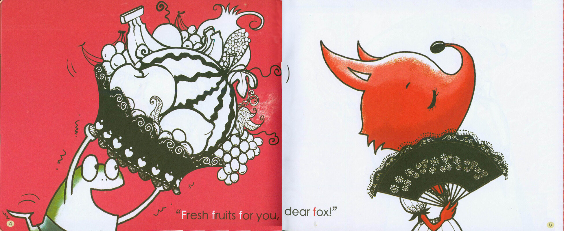 F The Frog's Love Story绘本故事第4页