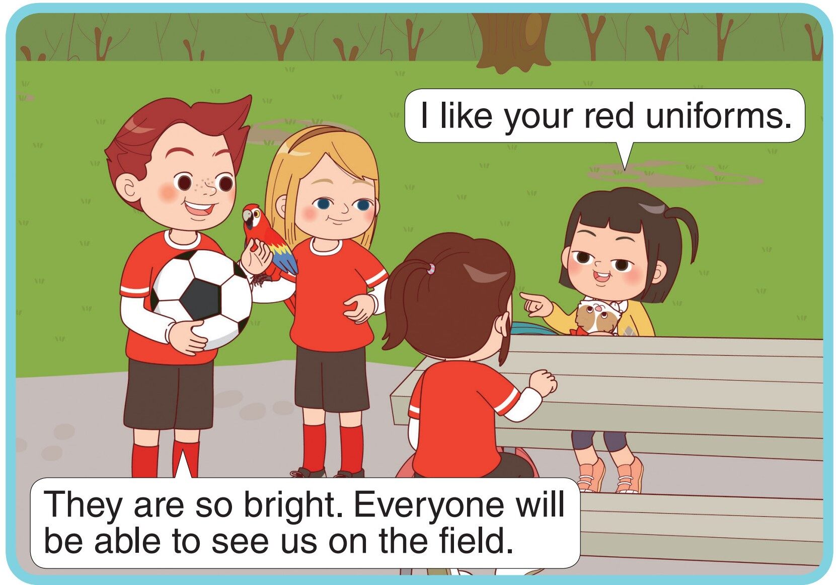 Red Team!绘本故事第3页