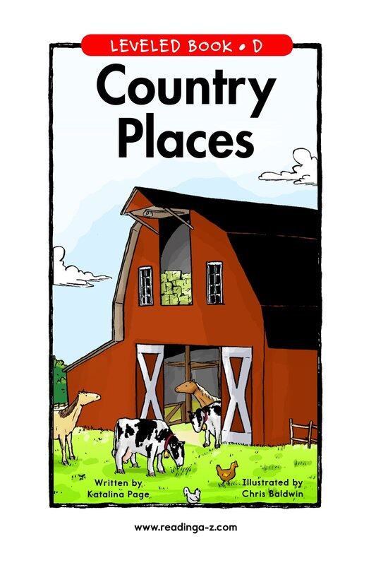 Country Places绘本故事第2页