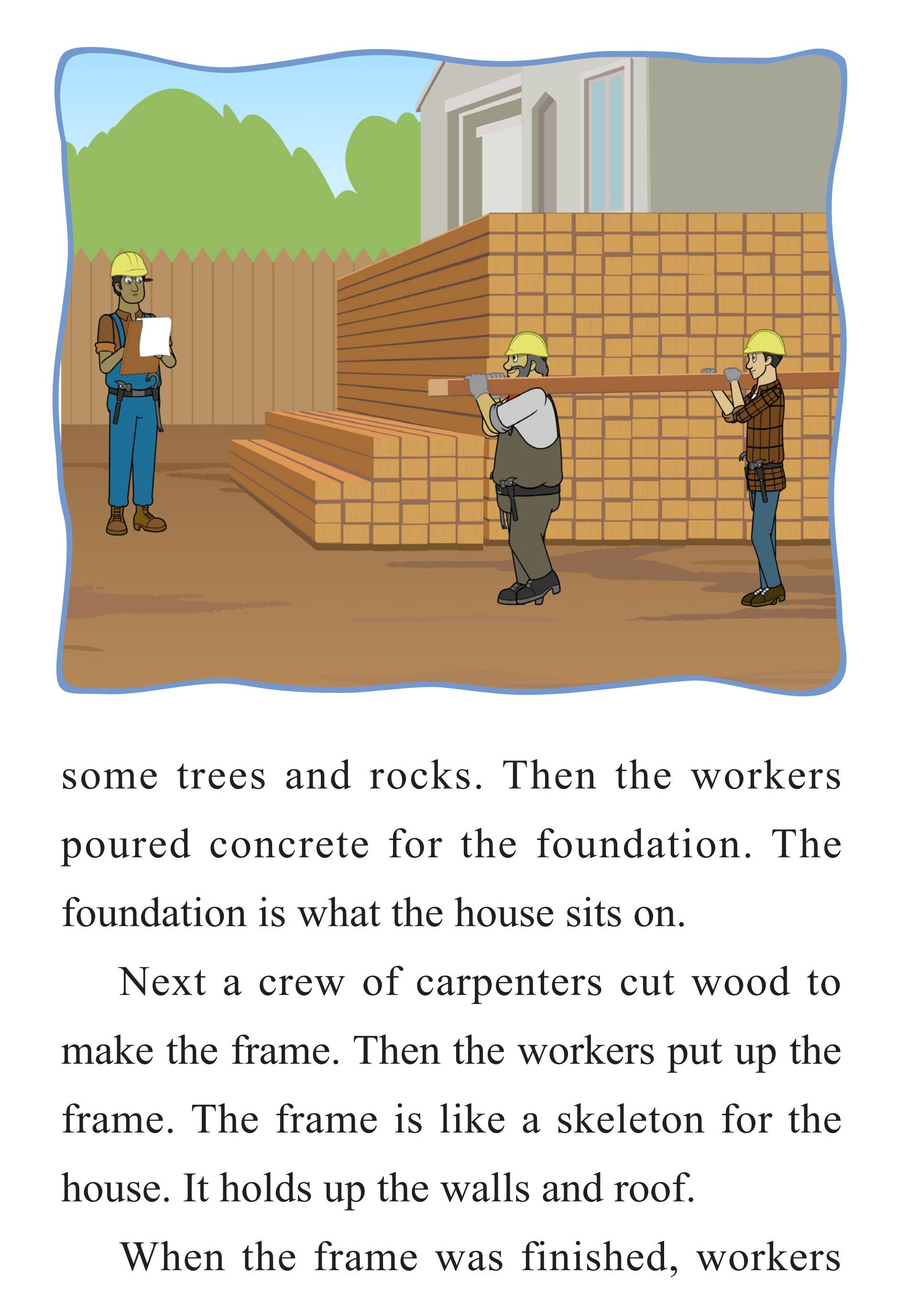 Building a House绘本故事第4页