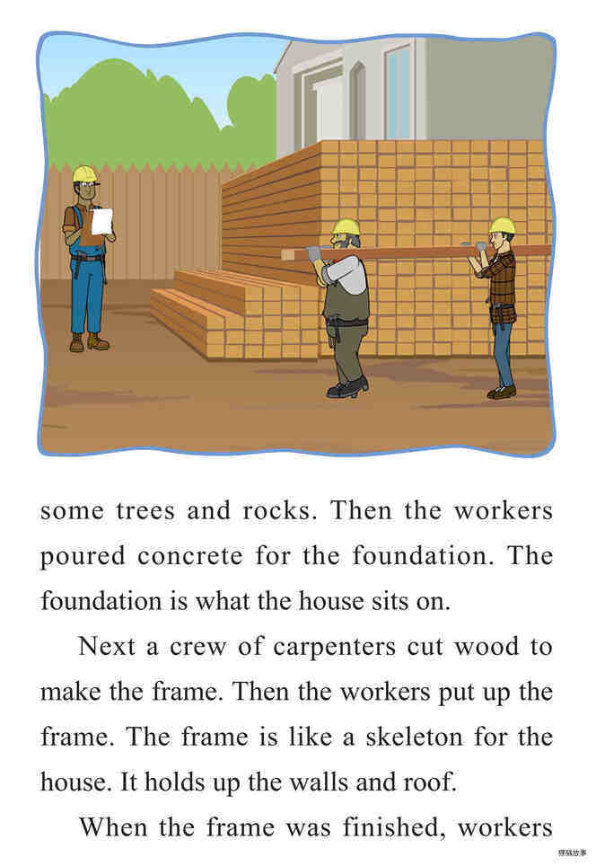 Building a House绘本故事第4页