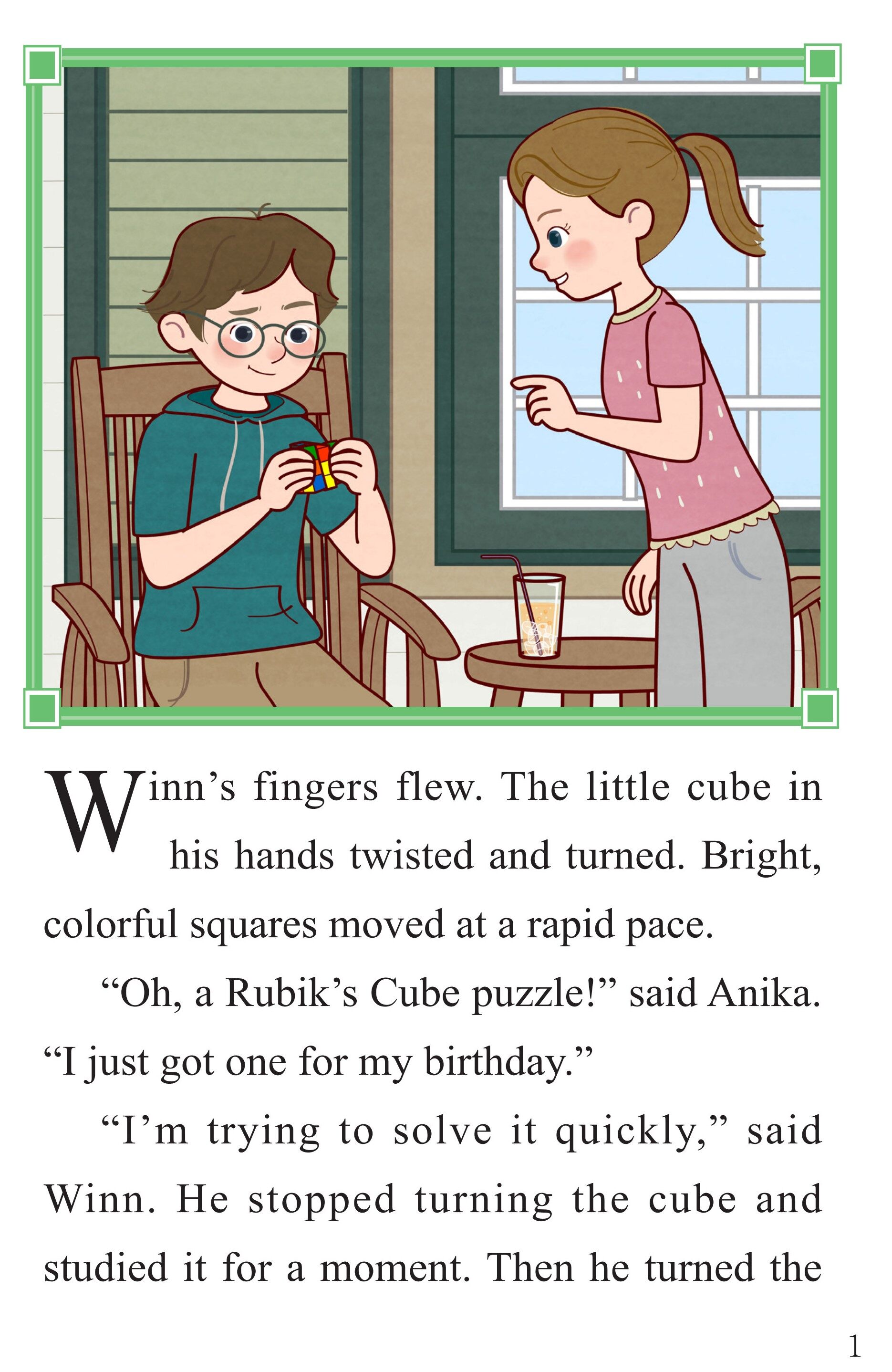 Winn’s New Rubik’s Cube绘本故事第2页