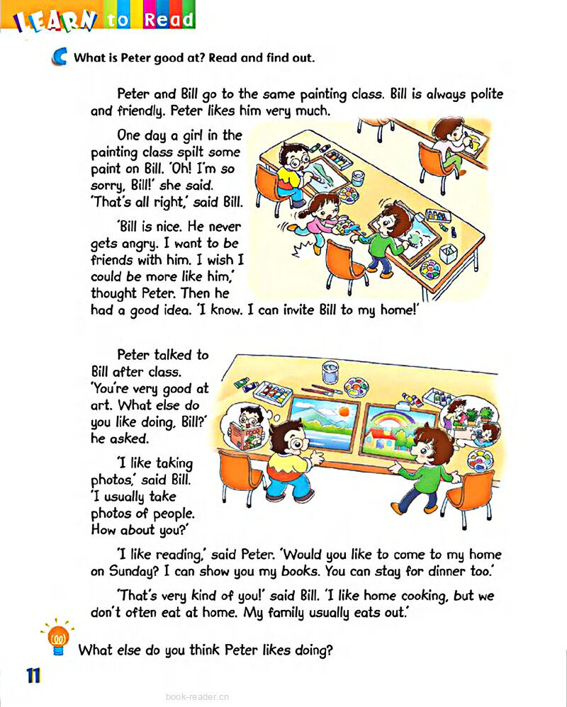 2 More about our friends绘本故事第5页