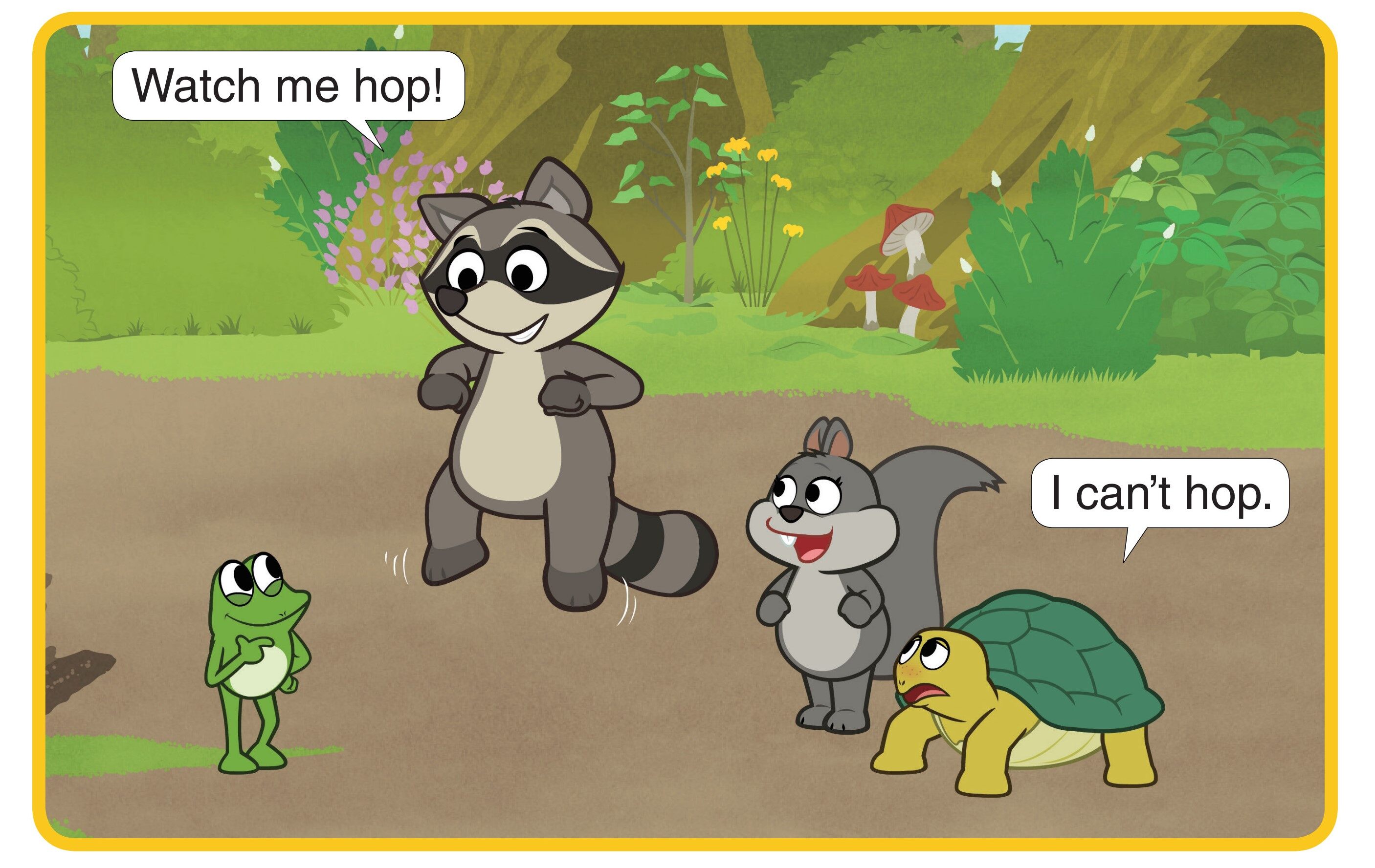 I Can Hop绘本故事第3页