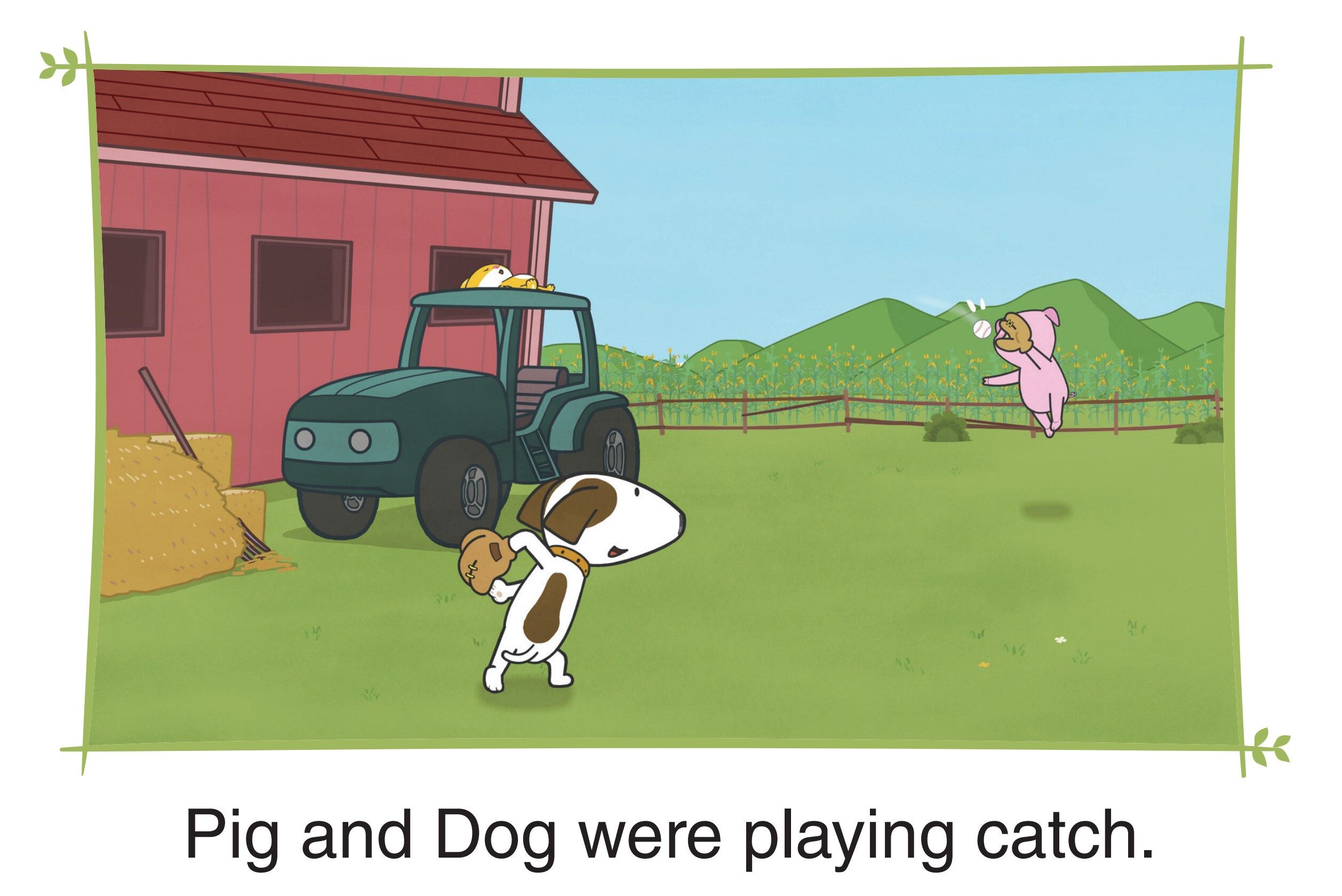 Playing Catch绘本故事第2页