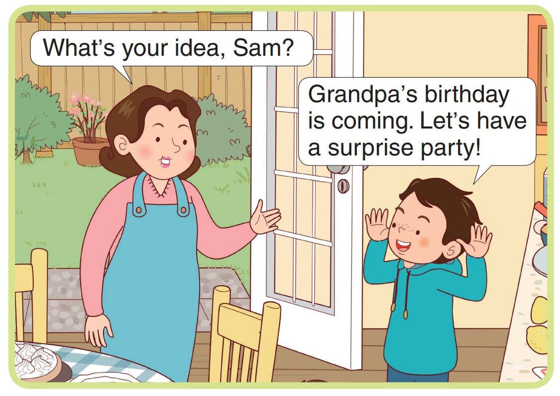 Party Plans!绘本故事第2页