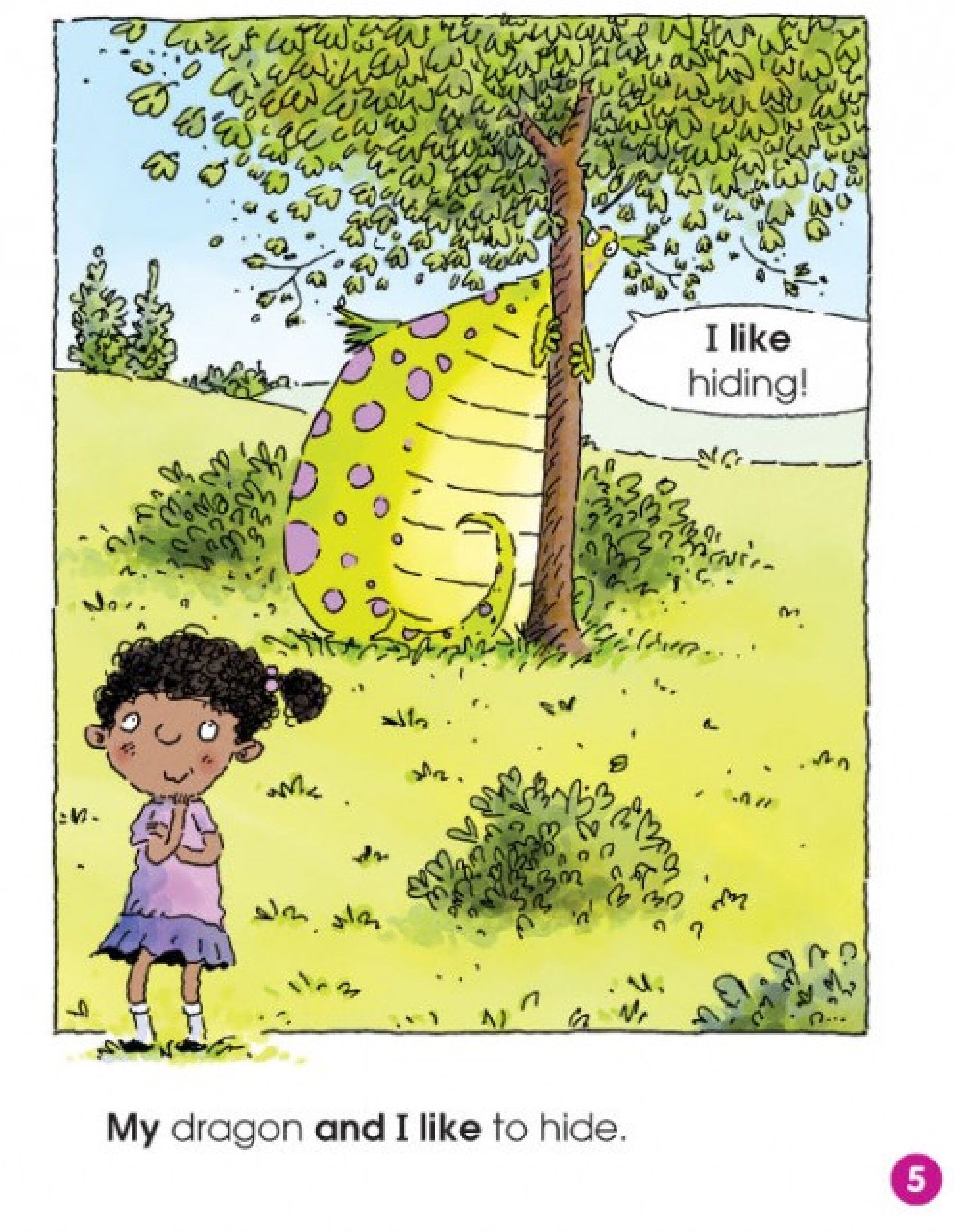 My Dragon and I绘本故事第5页