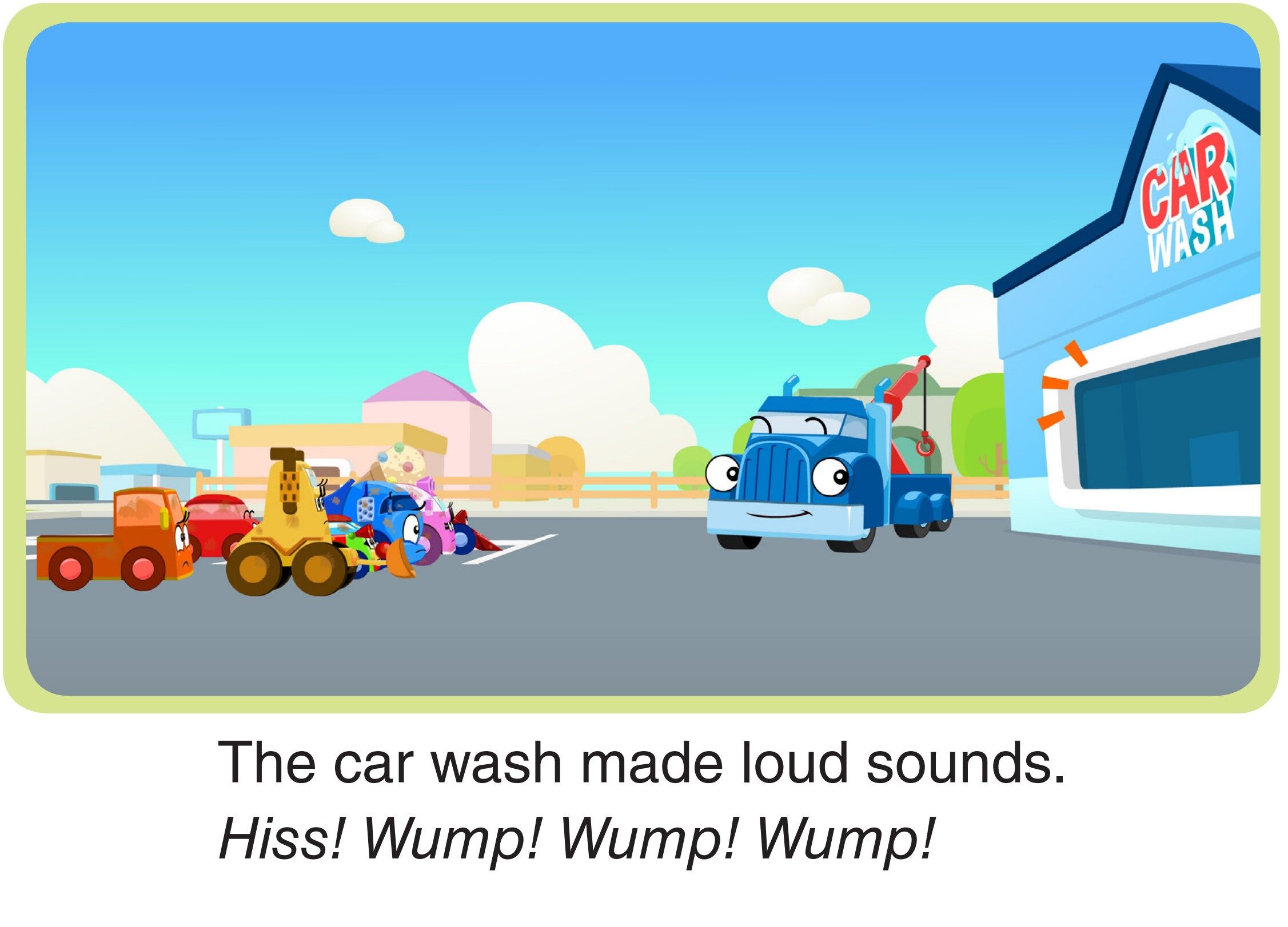 The Car Wash绘本故事第4页