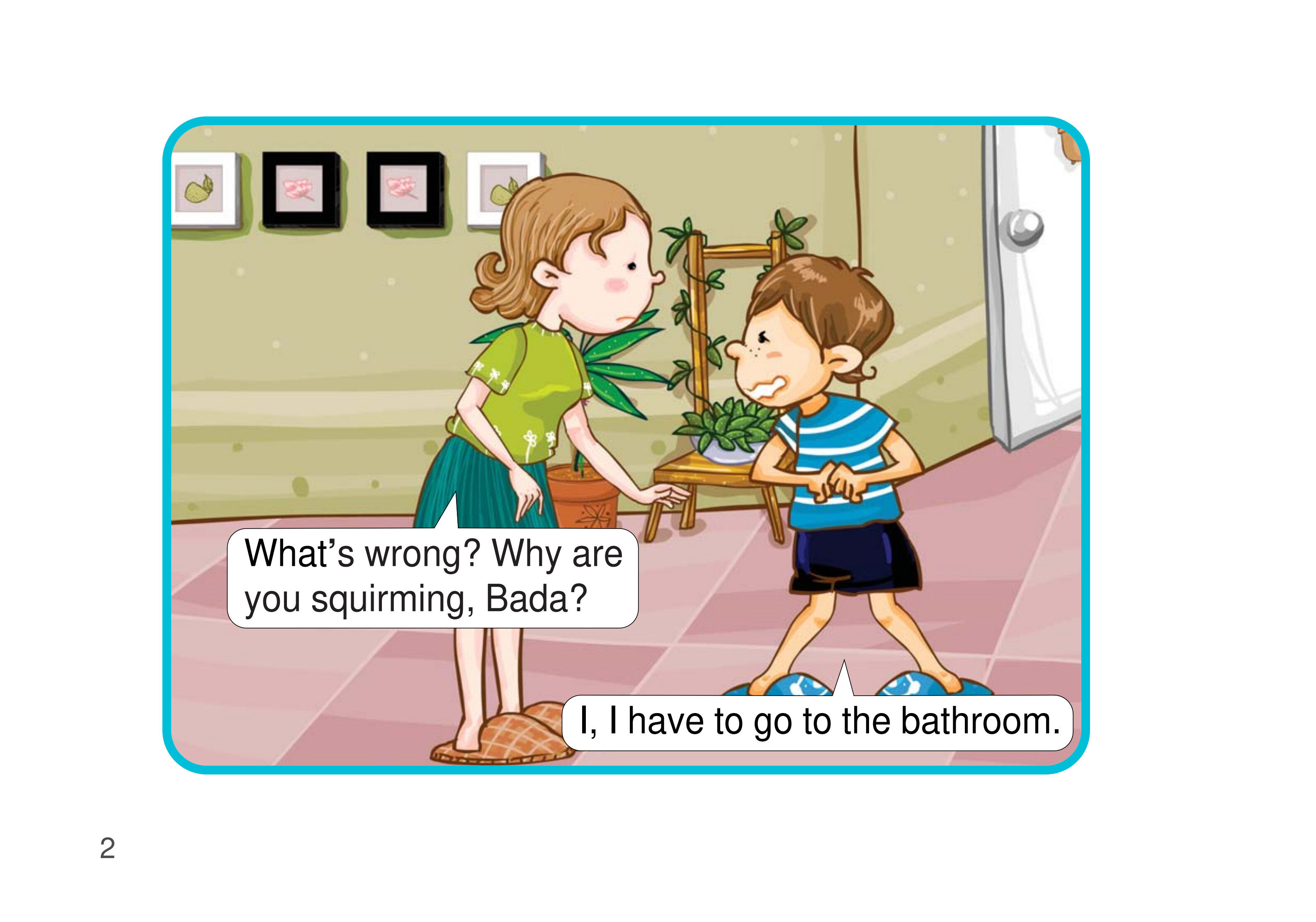 Hold On!绘本故事第3页