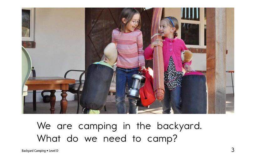 Backyard Camping绘本故事第3页