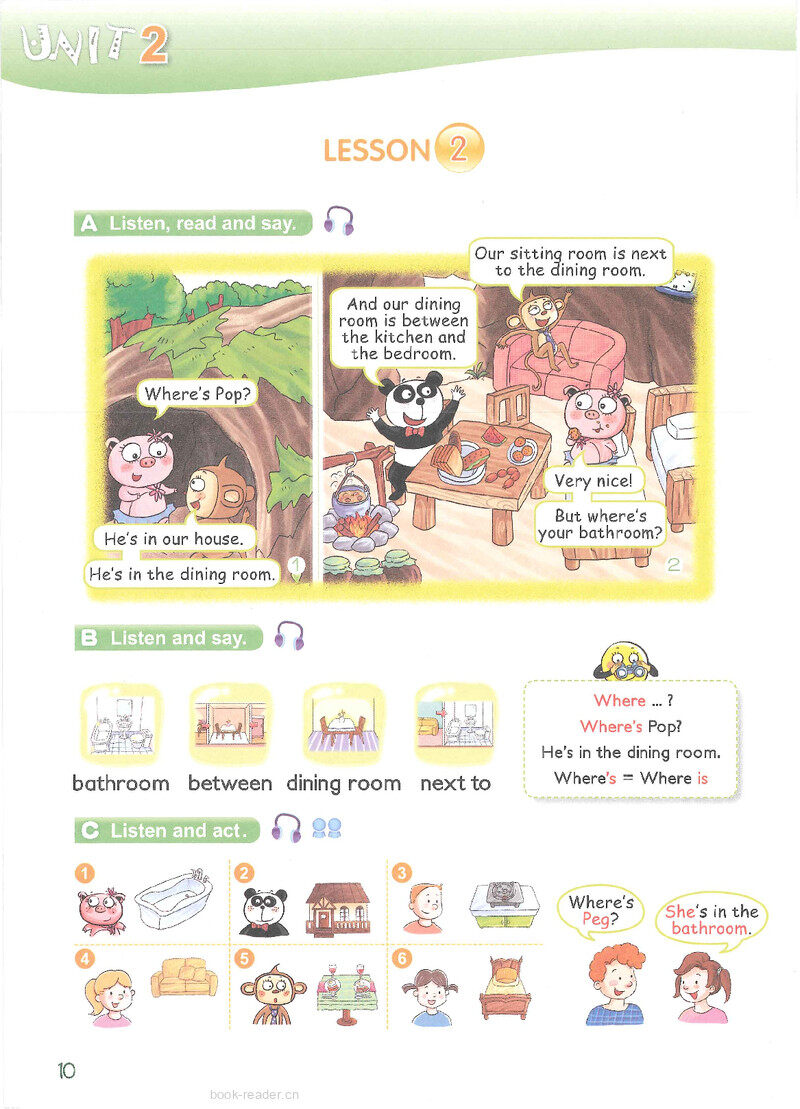 2 This is our house绘本故事第4页