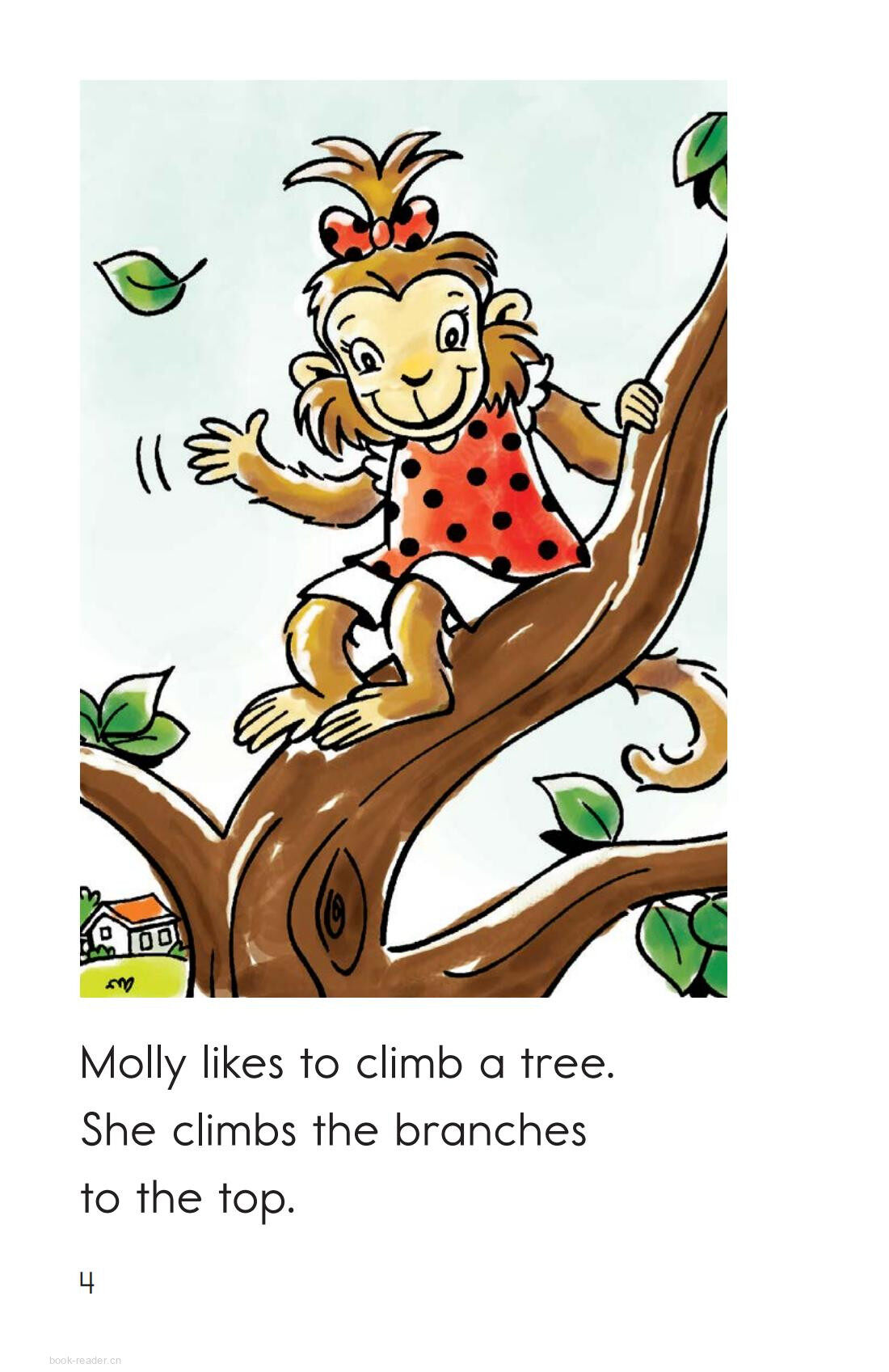 Monkey to the top绘本故事第4页