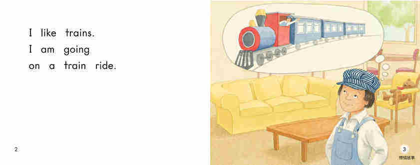 Going on a train ride绘本故事第3页