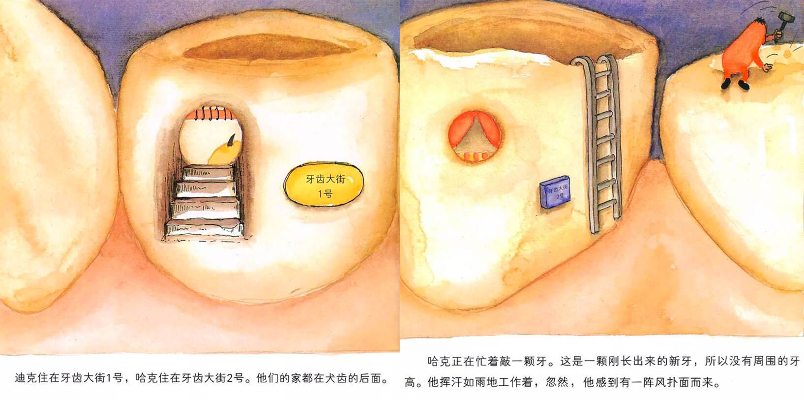 牙齿大街的新鲜事绘本故事第5页