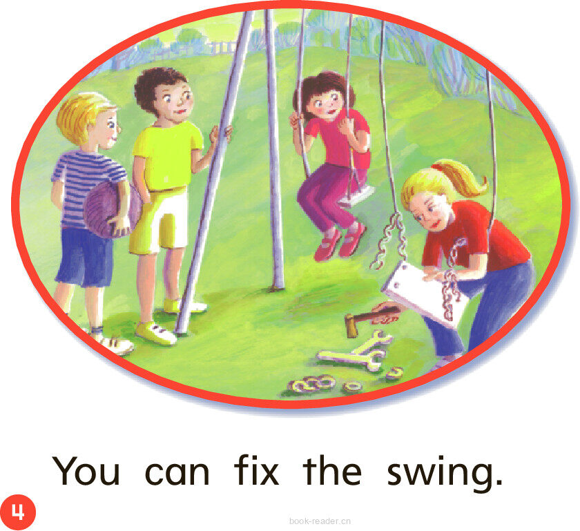 GK On U04W3 Can You Fix It?绘本故事第5页