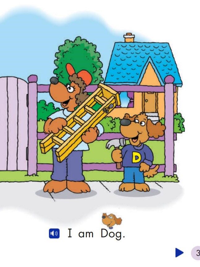 Cat and Dog Work Together绘本故事第4页