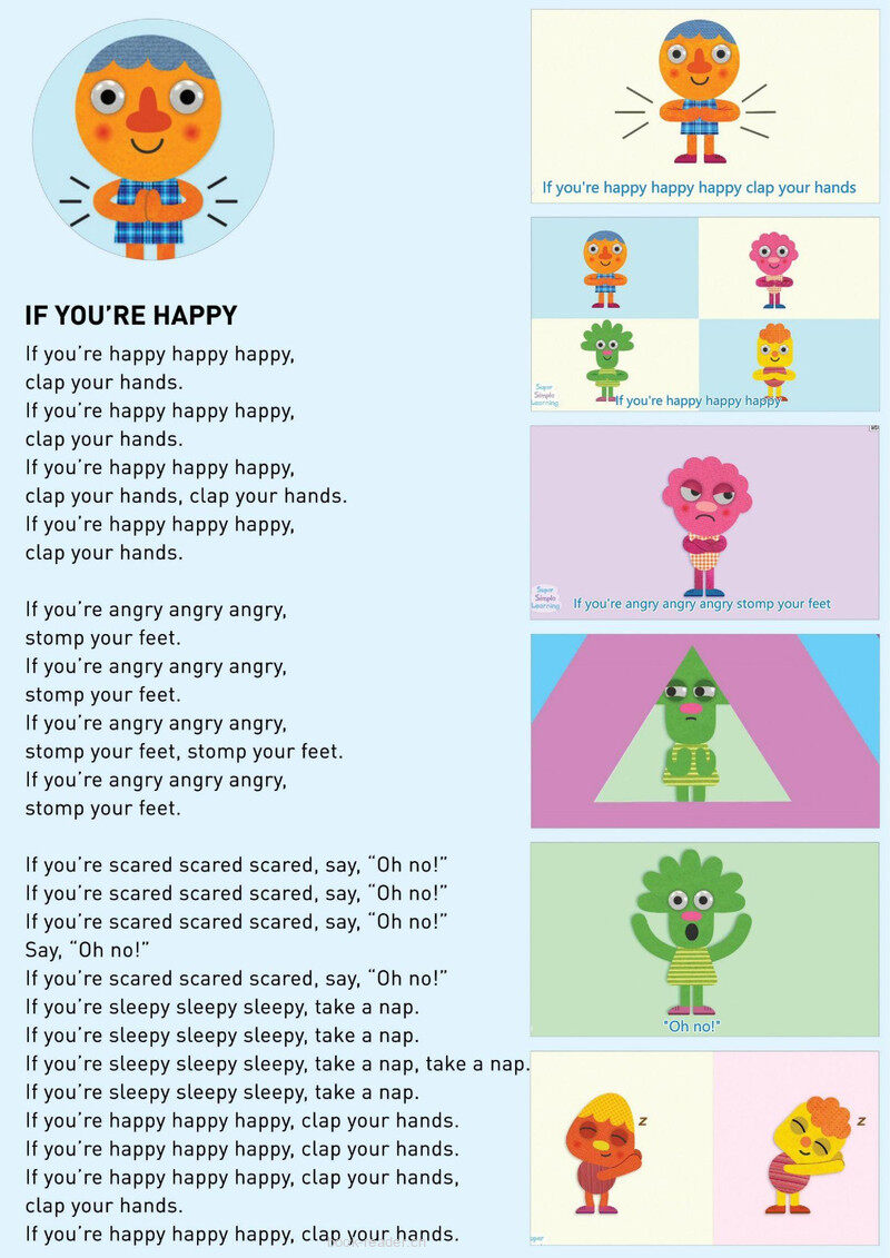 If You're Happy绘本故事第2页