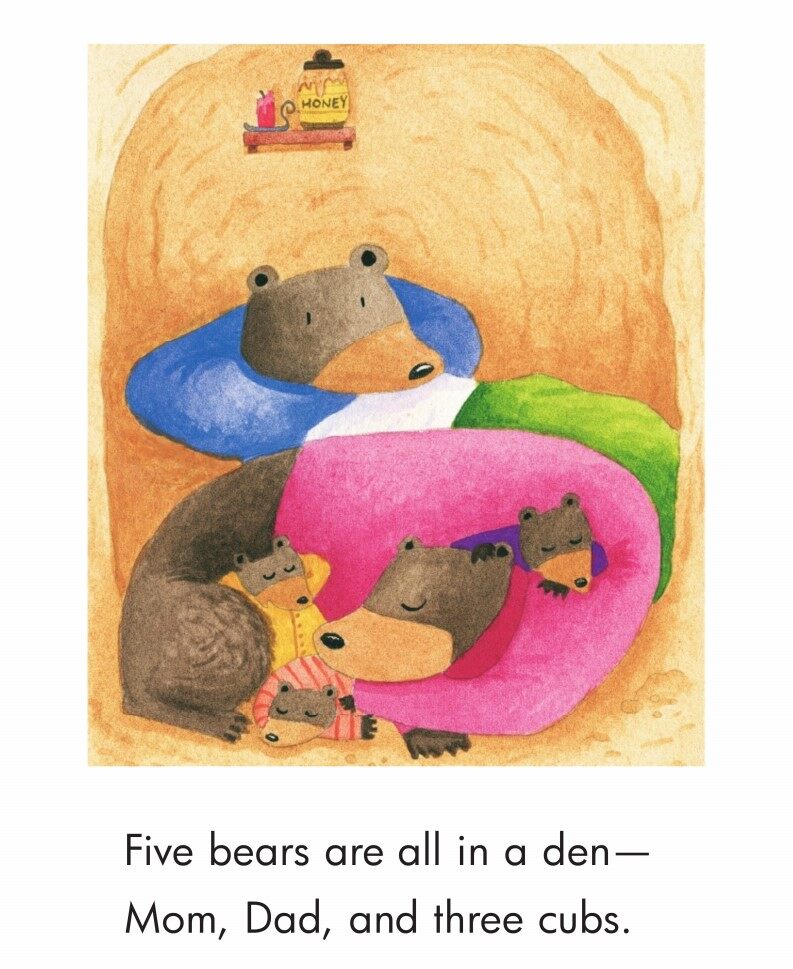 Five Bears绘本故事第3页