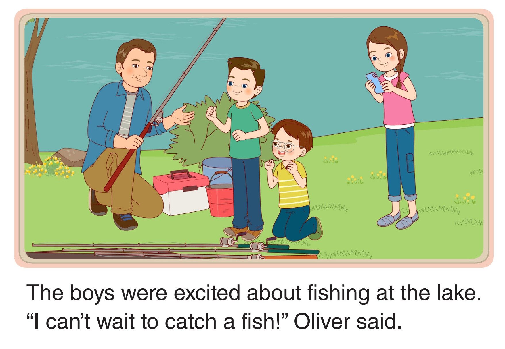 Going Fishing绘本故事第2页