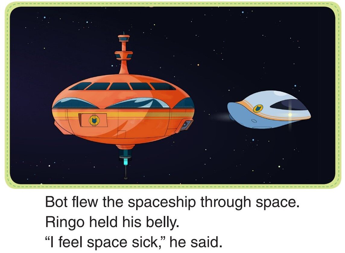 Surprise Landing绘本故事第2页