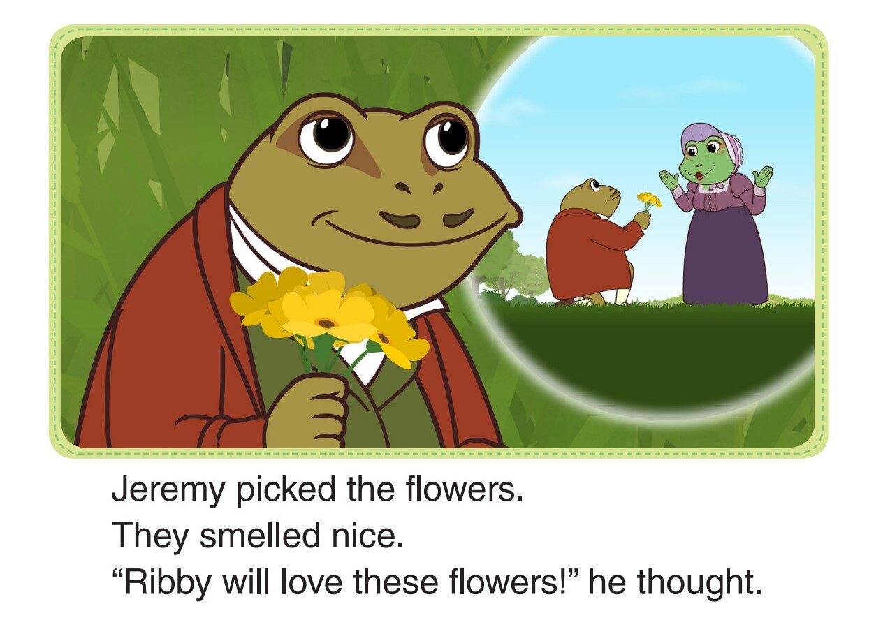 Jeremy Fisher Falls in Love 3_Flowers for Ribby绘本故事第5页