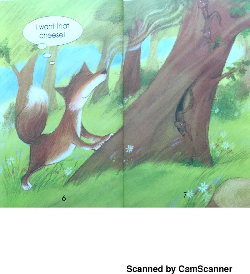 The Fox and the Crow绘本故事第5页