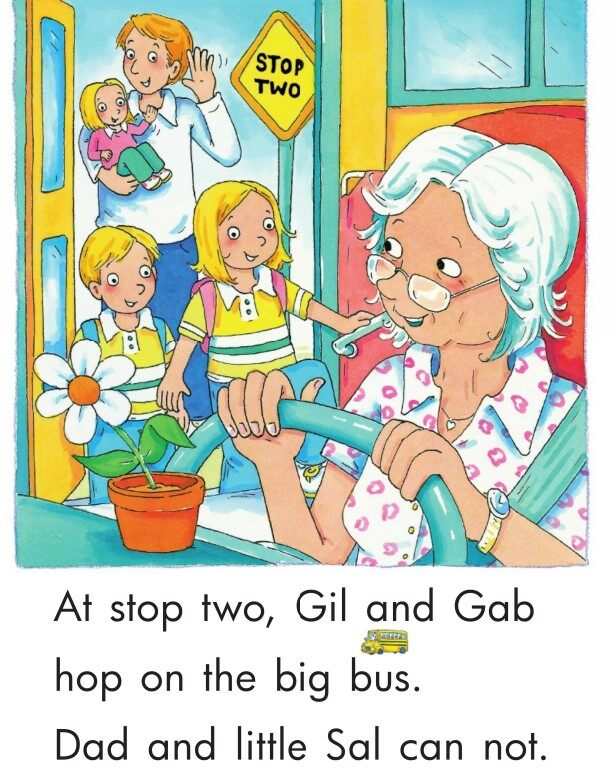 Five Bus Stops绘本故事第5页