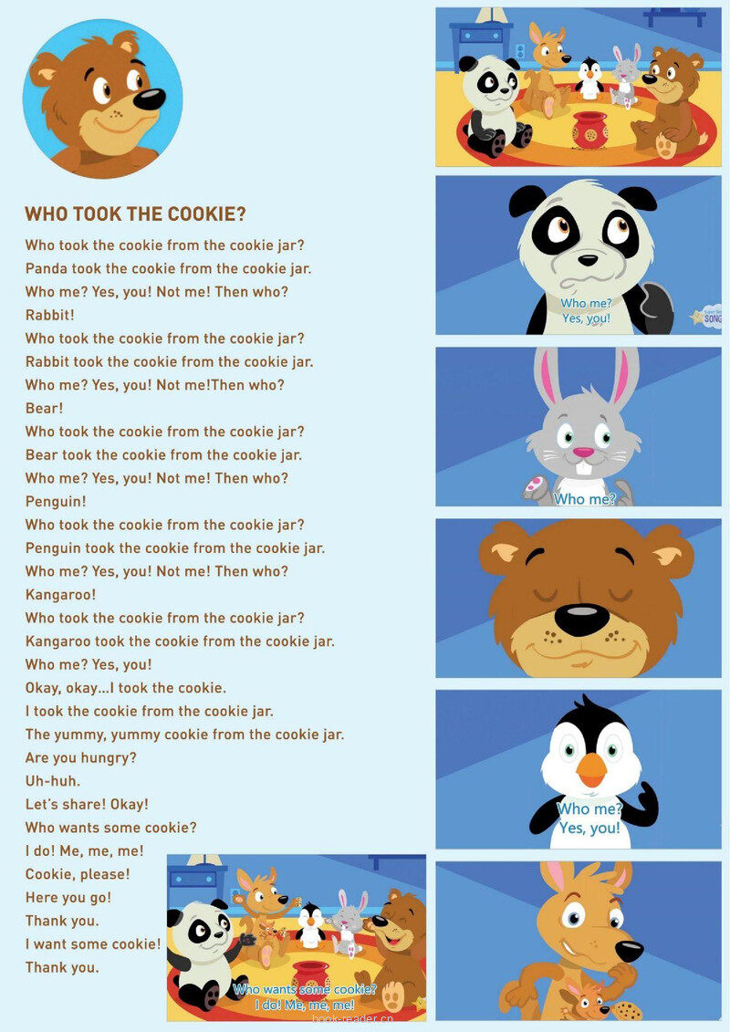 Who Took The Cookie绘本故事第2页