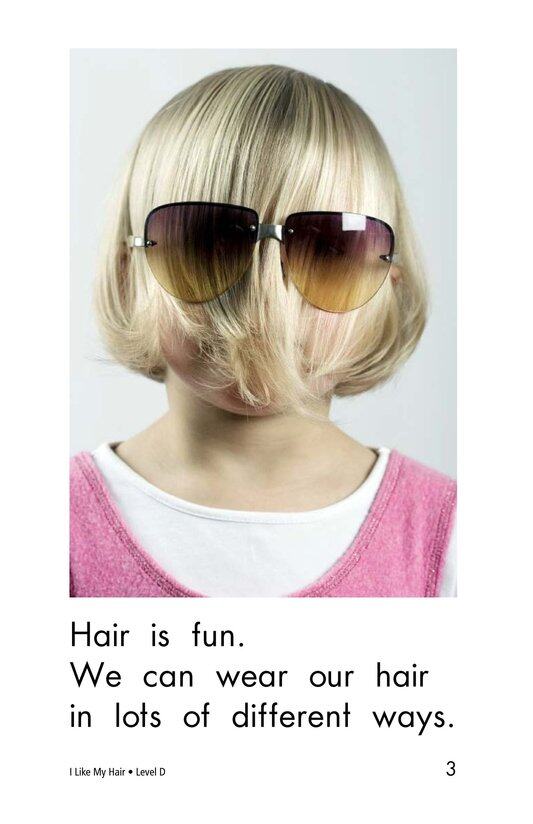 I Like My Hair绘本故事第3页