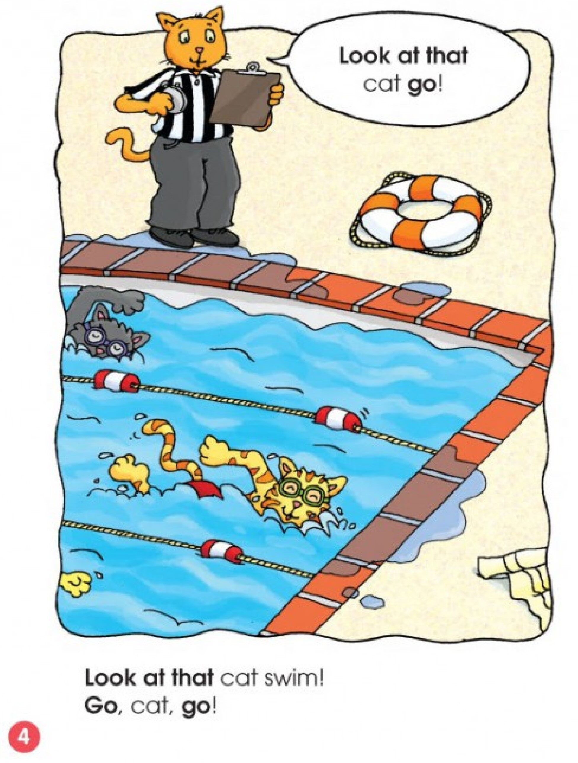 Look at that Cat!绘本故事第4页