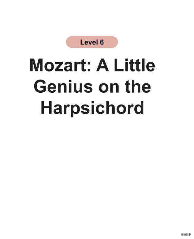 Mozart：A Little Genius on the Harpsichord