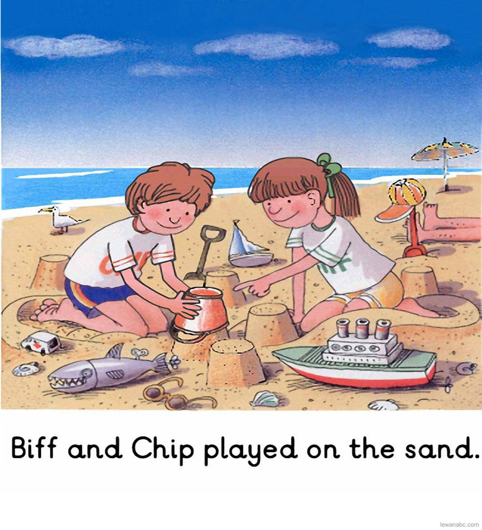 On the Sand绘本故事第3页